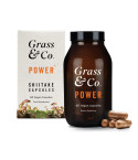 Grass & Co. POWER Shiitake Mushrooms with Holy Basil + Iron 60 Vegan Capsules 