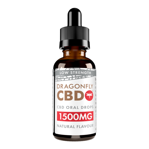 DRAGONFLY CBD OIL Low Strength Oral Drops 1500MG 30ML