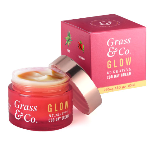 Grass & Co. GLOW Hydrating 250mg CBD Day Cream 50ml