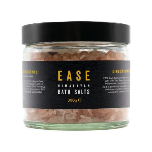 Ease Himalayan Bath Salts - Glass Jar, 300g 